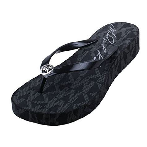 michael kors orange flip flops women sale|Michael Kors high heel sandals.